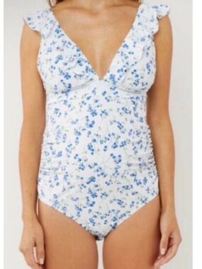 NWT A Pea in the Pod Maternity Swimsuit Medium